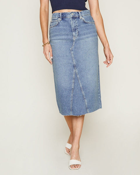 RAILS The Highland Denim Skirt in Vintage Sapphire – Capsule Shop