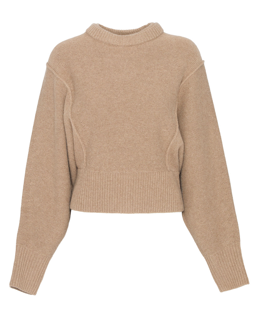 Alina Dolman Sweater in Walnut