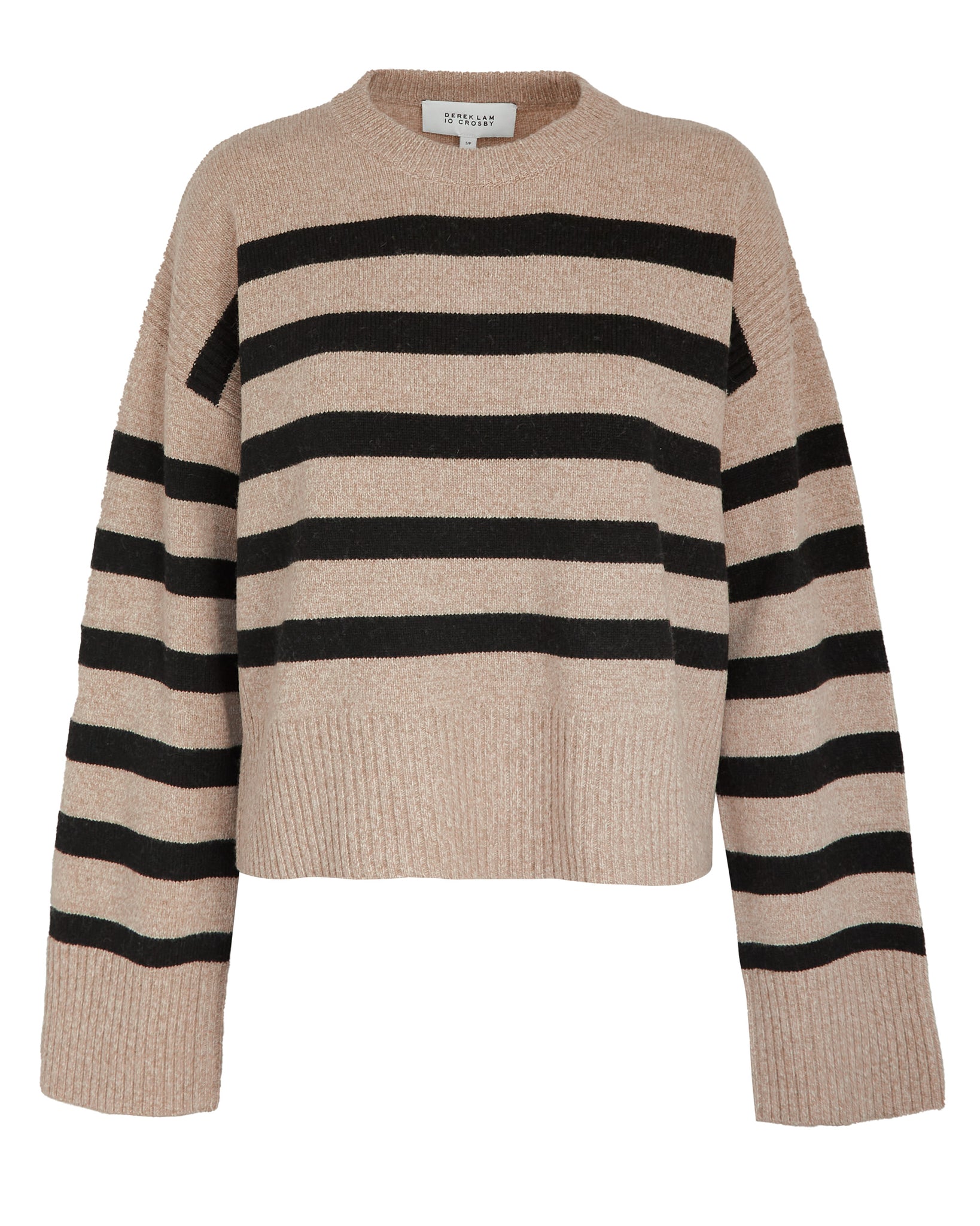 DEREK LAM 10 CROSBY Farah Stripe Crewneck Sweater– Capsule Shop