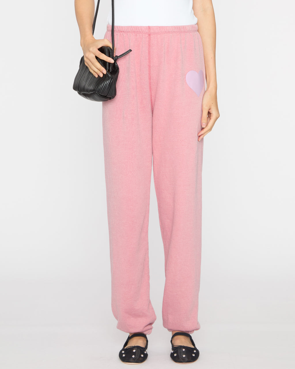 Heart Sweatpant in Camelia