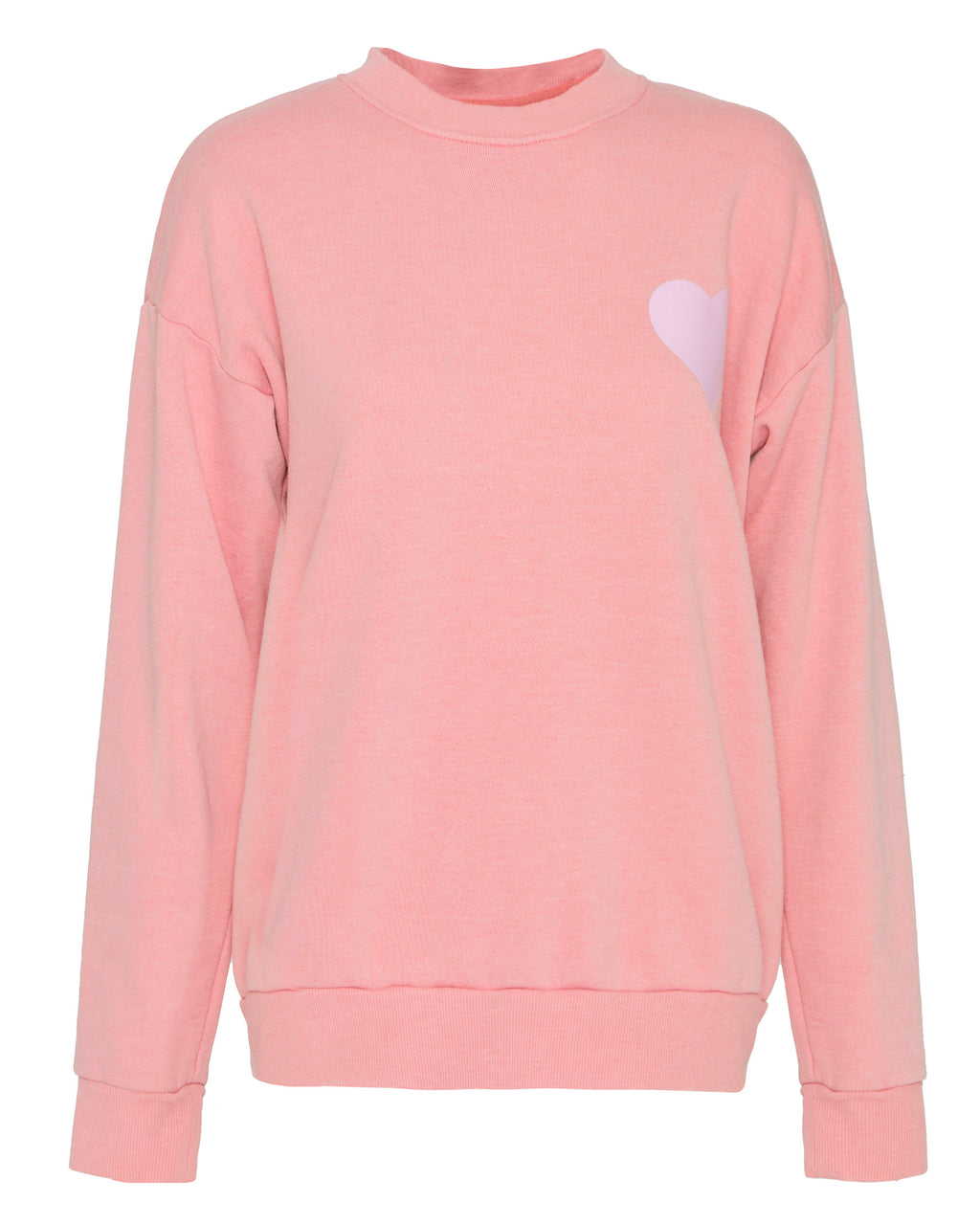 Heart Sweatshirt in Camelia