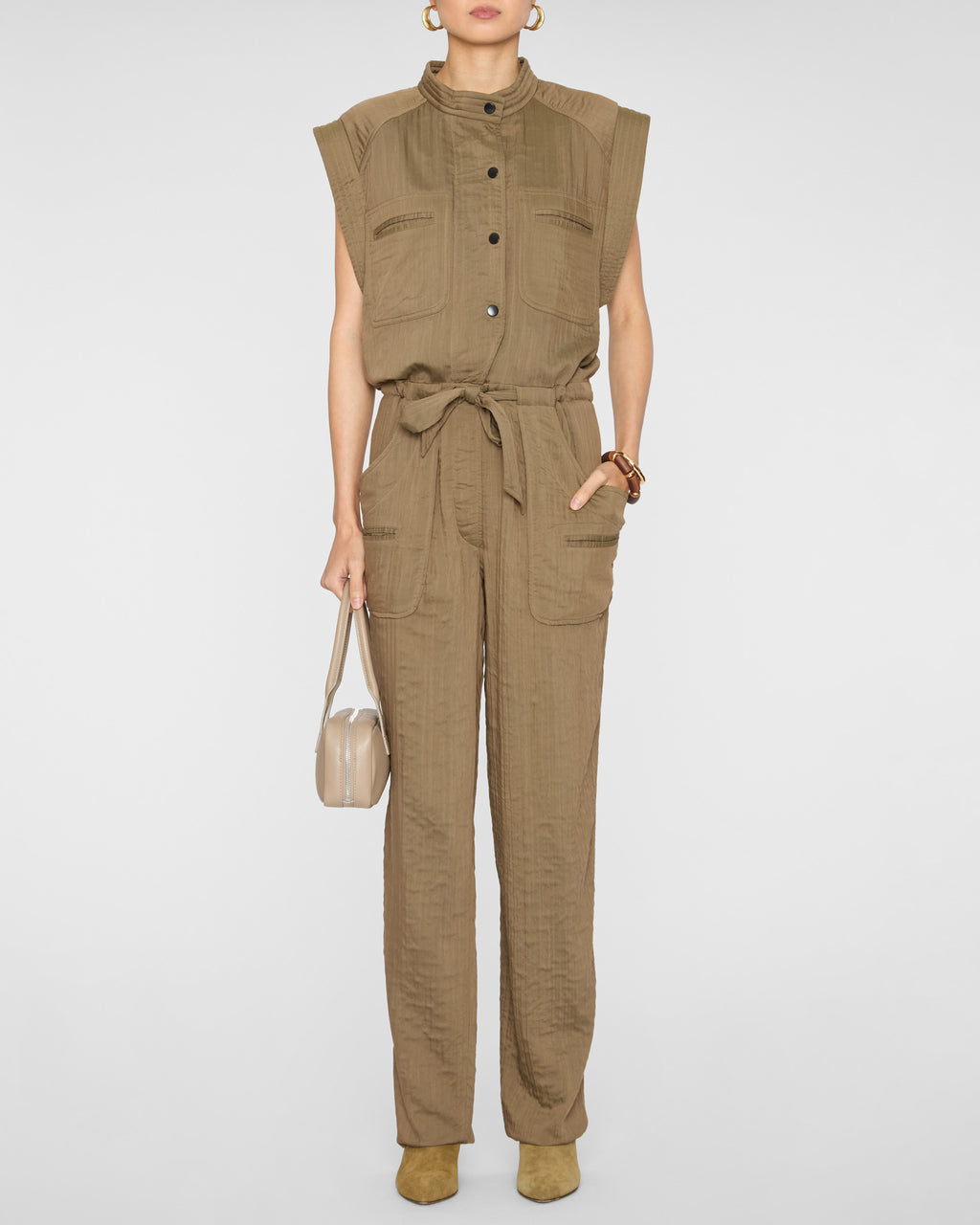 Suzie Jumpsuit in Khaki