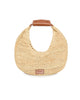 Moon Raffia Tote Bag