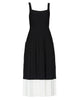 Ellison Dress in Black/Ivory