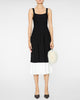 Ellison Dress in Black/Ivory