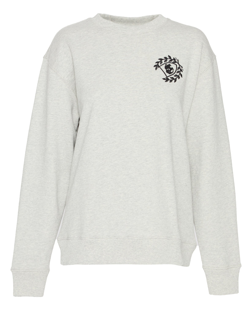 Embroidered Patch Sweatshirt