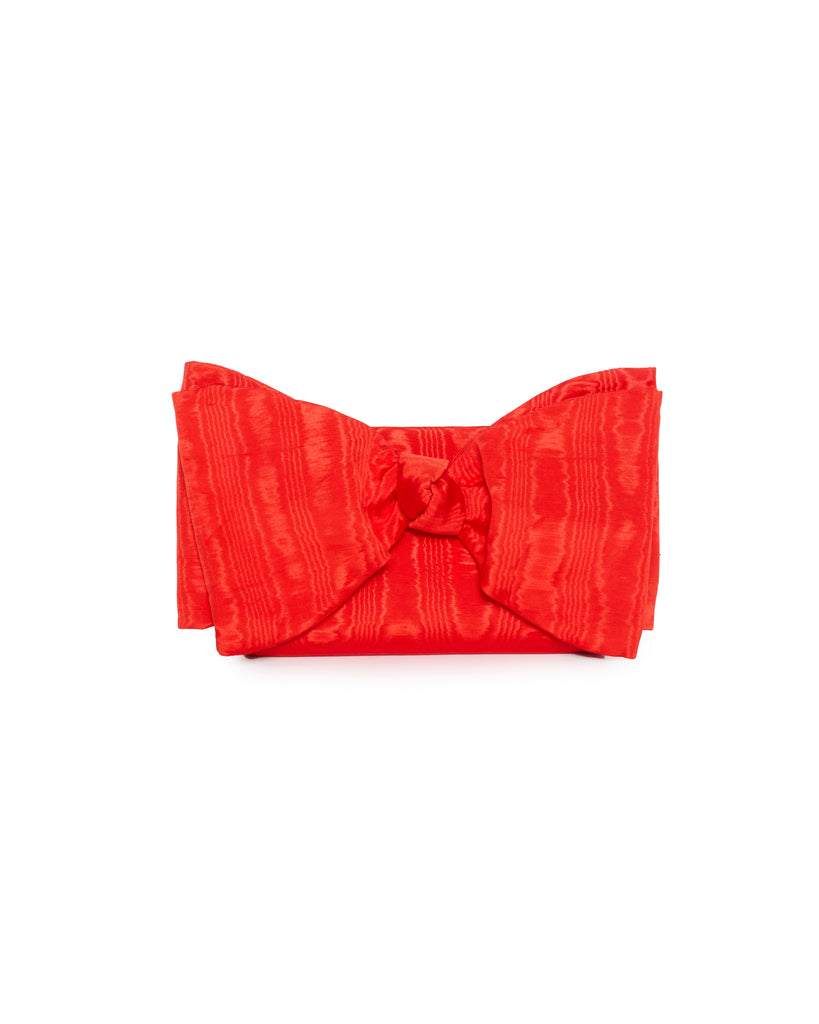 Valerie Bow Clutch in Red